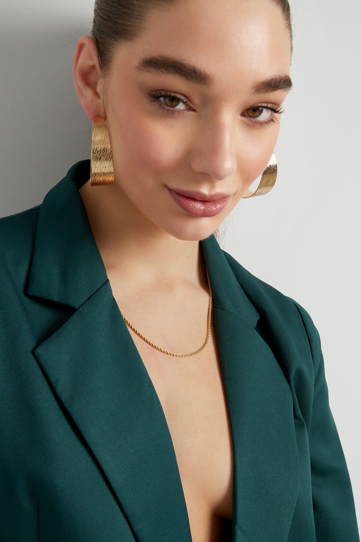 Ketting gedraaid dun - Goud kleur-2.0MM