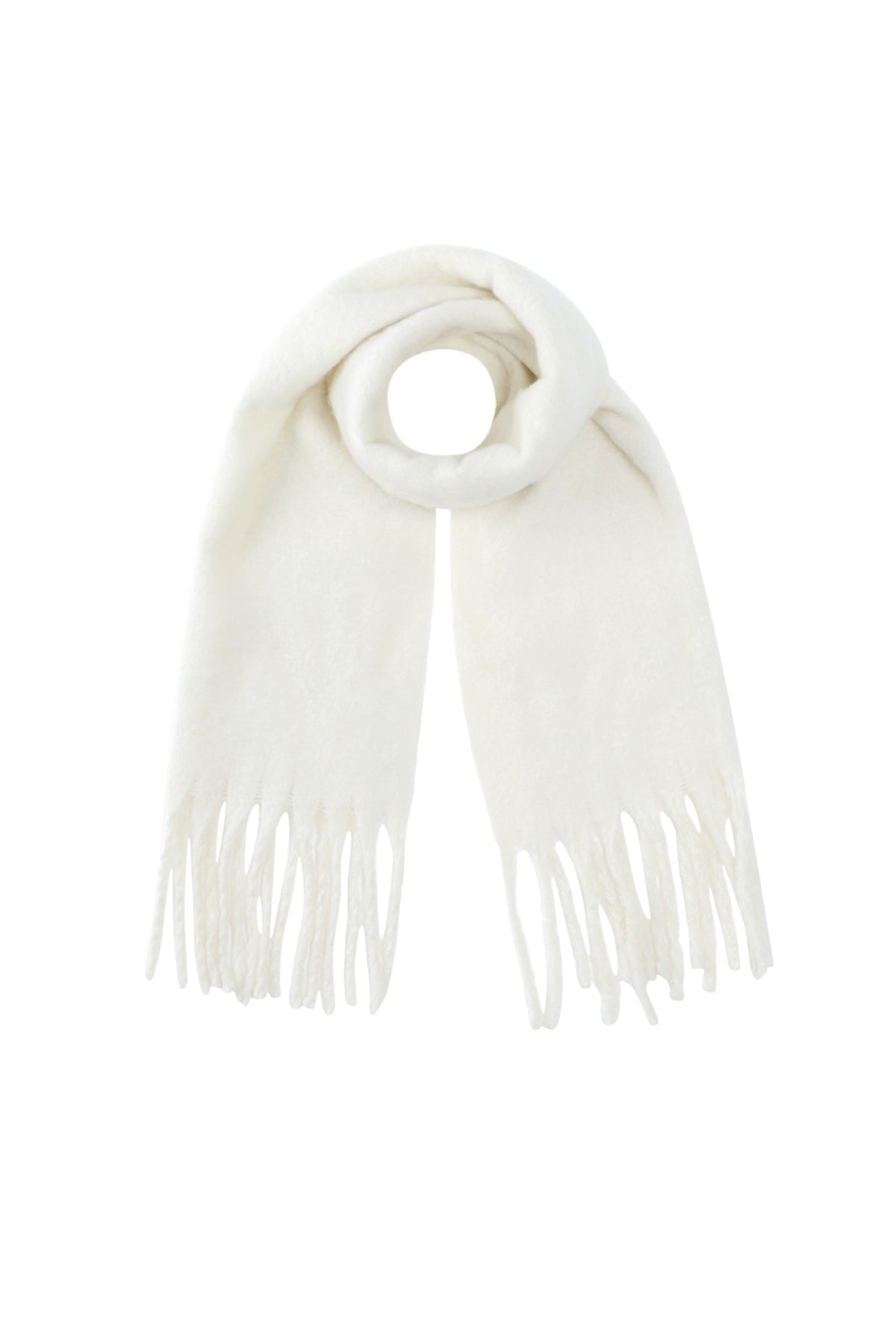 Kleurrijke winter sjaal