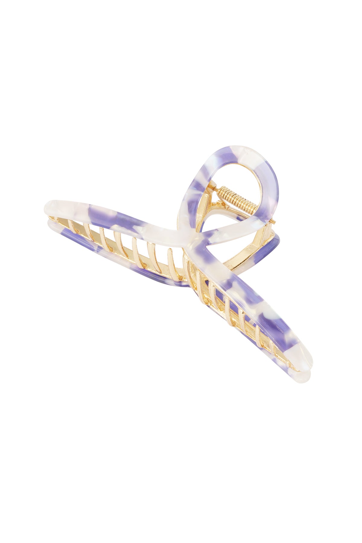 Haarclip krul marble