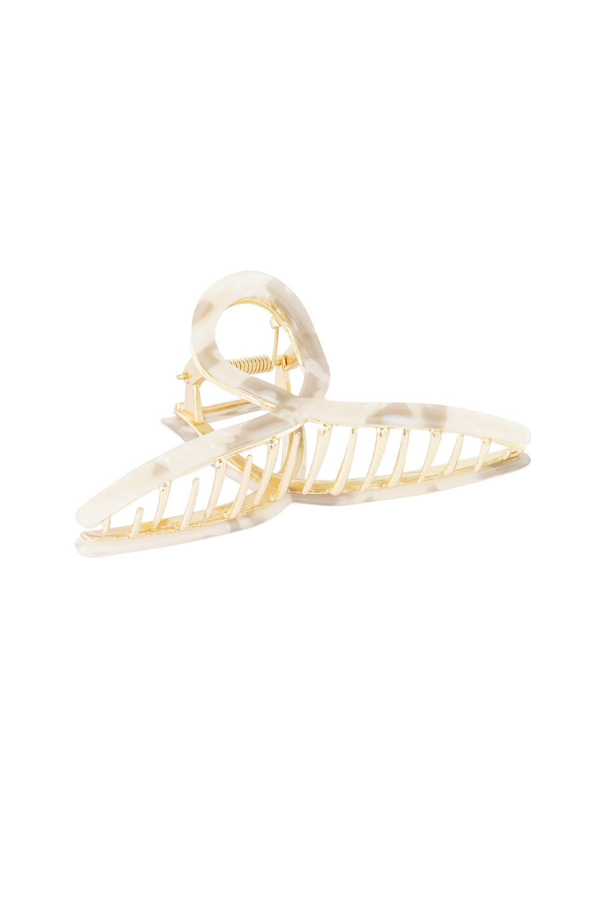 Haarclip krul marble