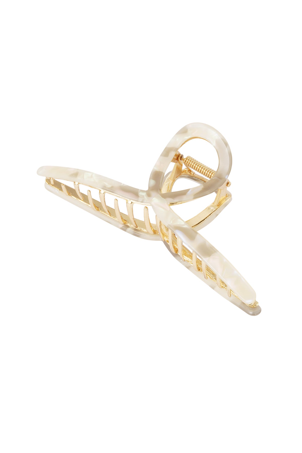 Haarclip krul marble