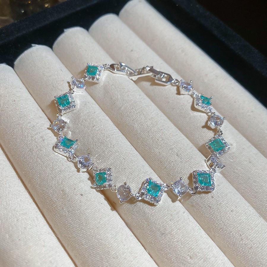 Korean Style Zircon Butterfly Flower Fashion Bracelet