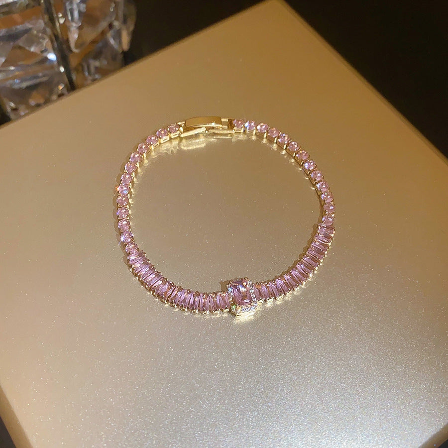 Korean Style Zircon Butterfly Flower Fashion Bracelet