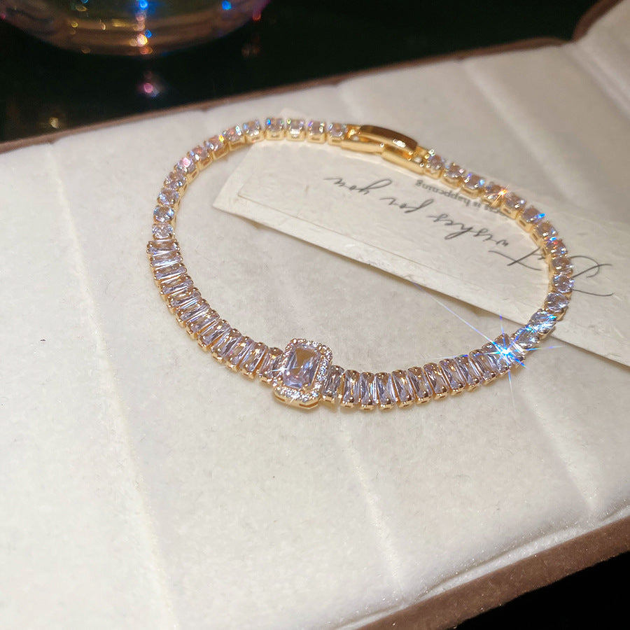 Korean Style Zircon Butterfly Flower Fashion Bracelet