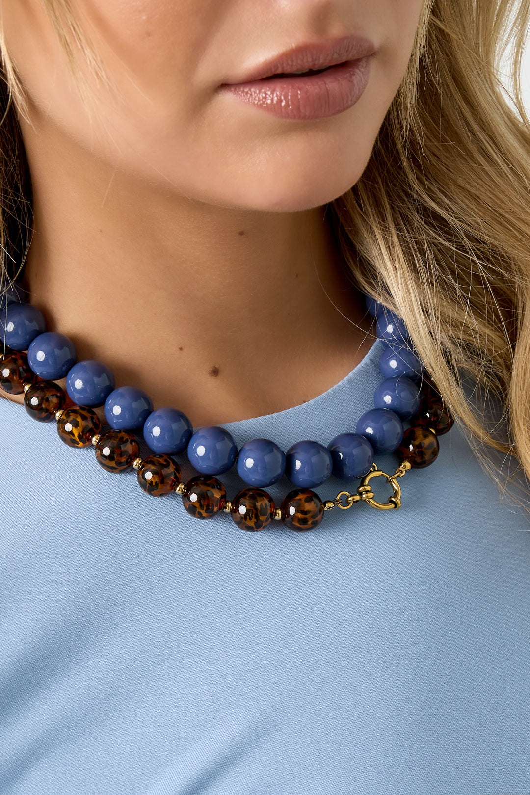 Ketting met grote kralen