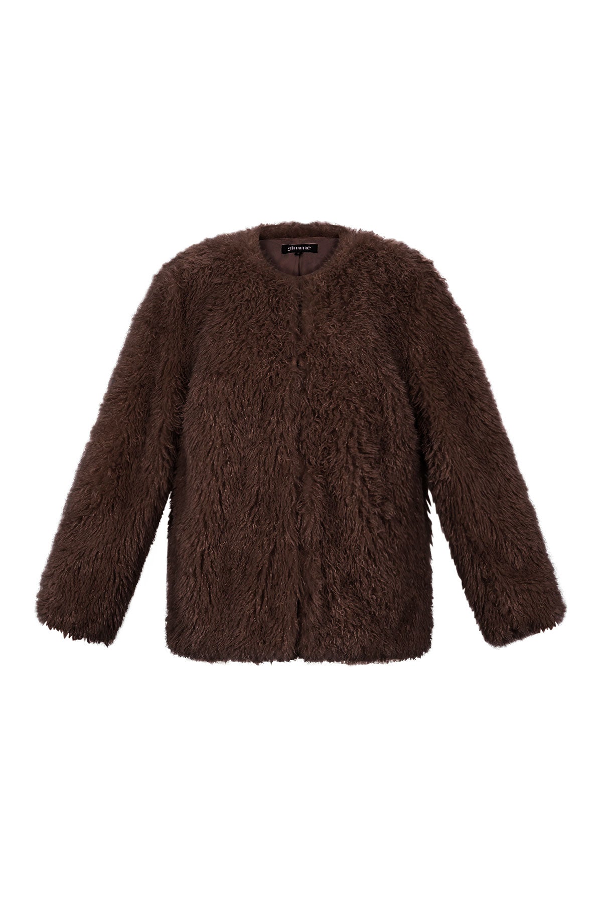 Geweven Polyestervezel Vrouwen Jas Elegant Solide Kleur Herfst/Winter