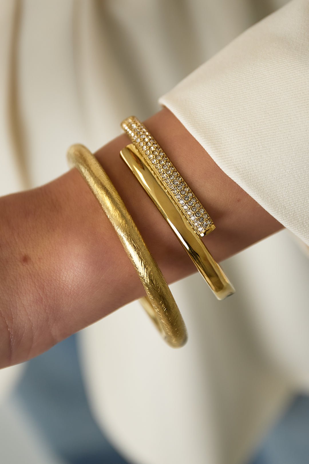 Armbanden van roestvrij staal, cirkel, casual, dagelijks, eenvoudig, serie, damessieraden