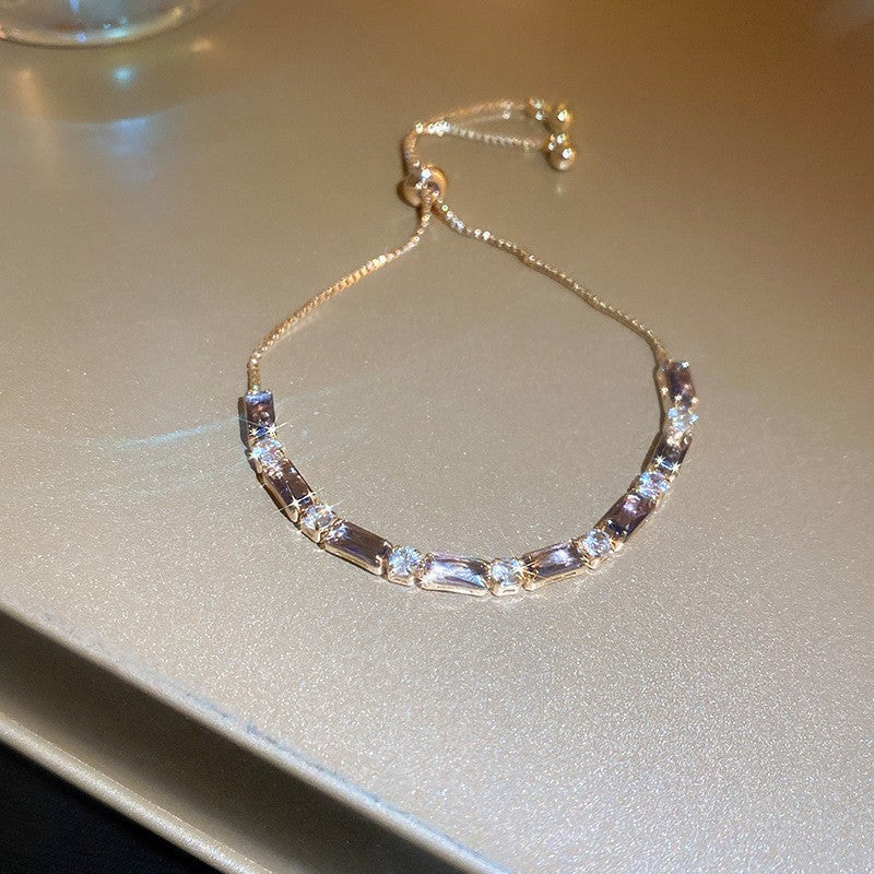 Korean Style Zircon Butterfly Flower Fashion Bracelet